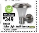 Nexus Solar Light Wall Sensor 