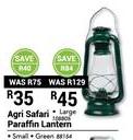 Agri Safari Large Paraffin Lantren