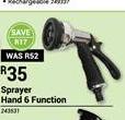 Sprayer Hand 6 Functions