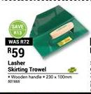 Lasher Skirting Trowel