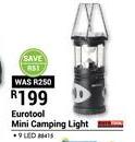 Eurotool Mini Camping Light 9 LED