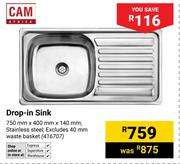 Cam Drop-In Sink 416707