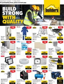 Builders Inland : Build Strong With Quality (14 April -11 May 2026)