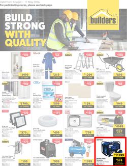 Builders Inland : Build Strong With Quality (14 April -11 May 2026), page 1