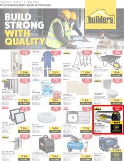 Builders Inland : Build Strong With Quality (14 April -11 May 2026), page 1