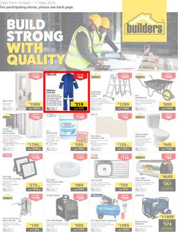 Builders Inland : Build Strong With Quality (14 April -11 May 2026), page 1