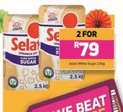 Selati White Sugar-For 2 x 2.5Kg