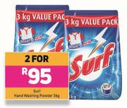 Surf Hand Washing Powder-For 2 x 3Kg