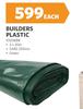 Builders Plastic (Green) 3 x 30m 250mic1000888