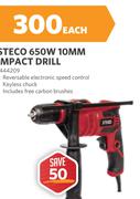 Steco 650W 10mm Impact Drill 444209