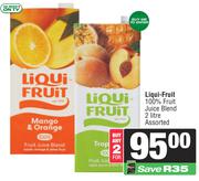 Liqui-Fruit 100% Fruit Juice Blend Assorted-For Any 2 x 2Ltr