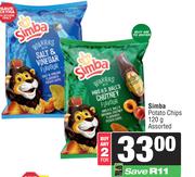 Simba Potato Chips Assorted-For Ant 2 x 120g