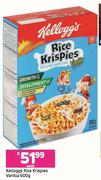 Kelloggs Rice Krispies Vanilla-600g Each