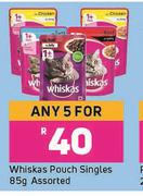 Whiskas Pouch Singles Assorted-For Any 5 x 85g