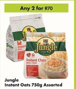 Jungle Instant Oats Assorted-For Any 2 x 750g