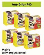 Moir's Jelly Assorted-For Any 6 x 80g