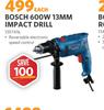 Bosch 600W 13MM Impact Drill 1397416