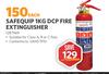Safequip 1kg DCP Fire Extinguisher 1287969