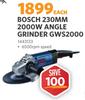 Bosch 230MM 2000W Angle Grinder GWS2000 1443133