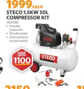 Steco 1.5KW 50Ltr Compressor Kit 1405288