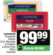 Lancewood Prepacked Cheese-600g