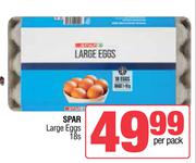 Spar Large Eggs-18s Per Pack