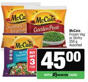 McCain Frozen Veg Or Stir Fry-For 3 x 250g