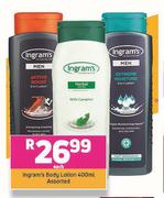 Ingram's Body Lotion Assorted-400ml Each