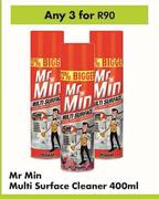 Mr Min Multi Surface Cleaner-For Any 3 x 400ml