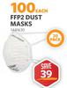 FEP2 Dust Masks (20 Pack) 1441630