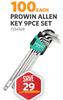Prowin Allen Key 9PCE Set 1334169