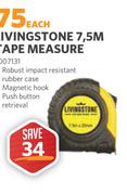 Livingstone 7, 5M Tape Measure 1007131-Each
