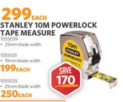 Stanley 10m Powerlock Tape Measure 25mm 1055039-Each