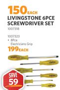 Livingstone 6PCE Screwdriver Set 1007318