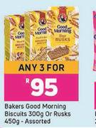 Bakers Good Morning Biscuits 300g Or Rusks 450g-For Any 3