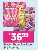 Beacon Fizzer Fun Packs Assorted-24's Each