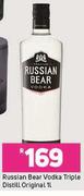 Russian Bear Vodka Triple Distilled Original-1L