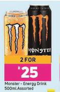 Monster Energy Drink Assorted-For 2 x 500ml