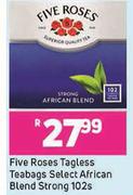 Five Roses Tagless Teabags Select African Blend Strong-102's