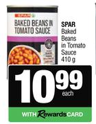 Spar Baked Beans In Tomato Sauce-410g