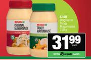 Spar Original Or Tangy Mayonnaise-750g