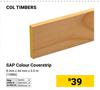 Col Timbers SAP Colour Coverstrip 8mm X 44mm X 3.0m 15886