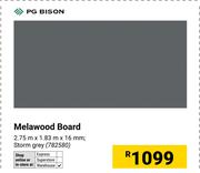 PG Bison Melawood Board (Storm Grey) 2.75m X 1.83m X 16mm 782580
