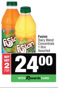 Fusion Dairy Blend Concentrate Assorted-For 2 x 1L