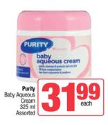 Purity Baby Aqueous Cream Assorted-325ml