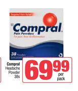 Compral Headache Powder-38s Per Pack