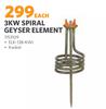 Spiral 3Kw Geyser Element 1153109