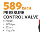 Pressure Control Valve 400 Kpa 1320200
