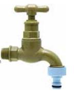 Garden Bib Tap 1/2 x 3/4 x 1/2 Inch 1169145