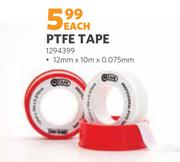 PTFE Tape 12mm x 10m x 0.075mm 1294399